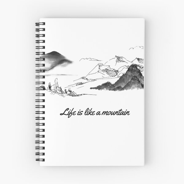 Item preview, Hey, life is like a mountain designed and sold by REINVIGORATED.