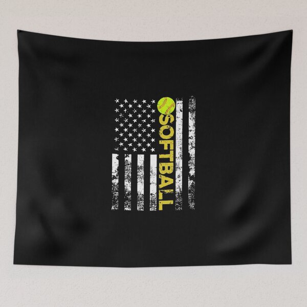 Item preview, American Flag Softball Team designed and sold by tamezleida.