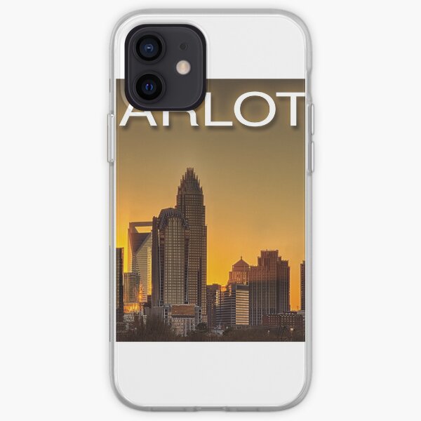 charlotte nc skyline iPhone Soft Case