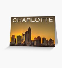 charlotte nc skyline Greeting Card
