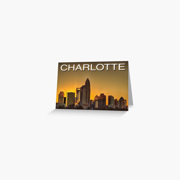 charlotte nc skyline Greeting Card