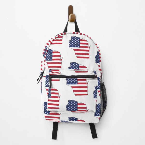 Item preview, American Flag Wisconsin designed and sold by OlivDesignsCo.