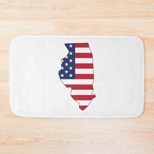 Item preview, American Flag Illinois designed and sold by OlivDesignsCo.