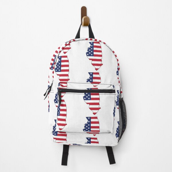 Item preview, American Flag Illinois designed and sold by OlivDesignsCo.