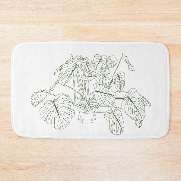 Item preview, Monstera Houseplant Simple Minimal Lineart  designed and sold by nchien.