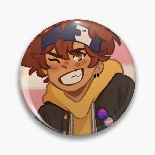 Item preview, reki pride pin designed and sold by cryptidmullet.