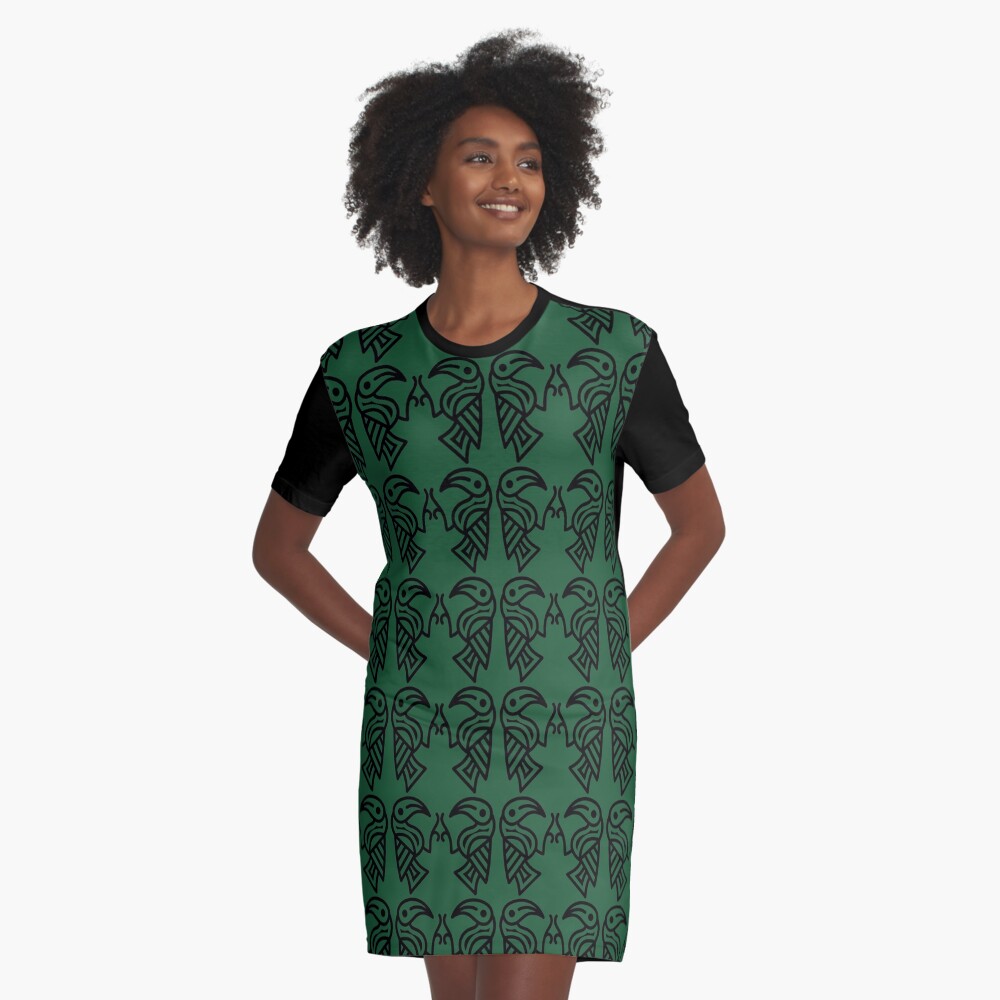Item preview, Graphic T-Shirt Dress designed and sold by Odinist.