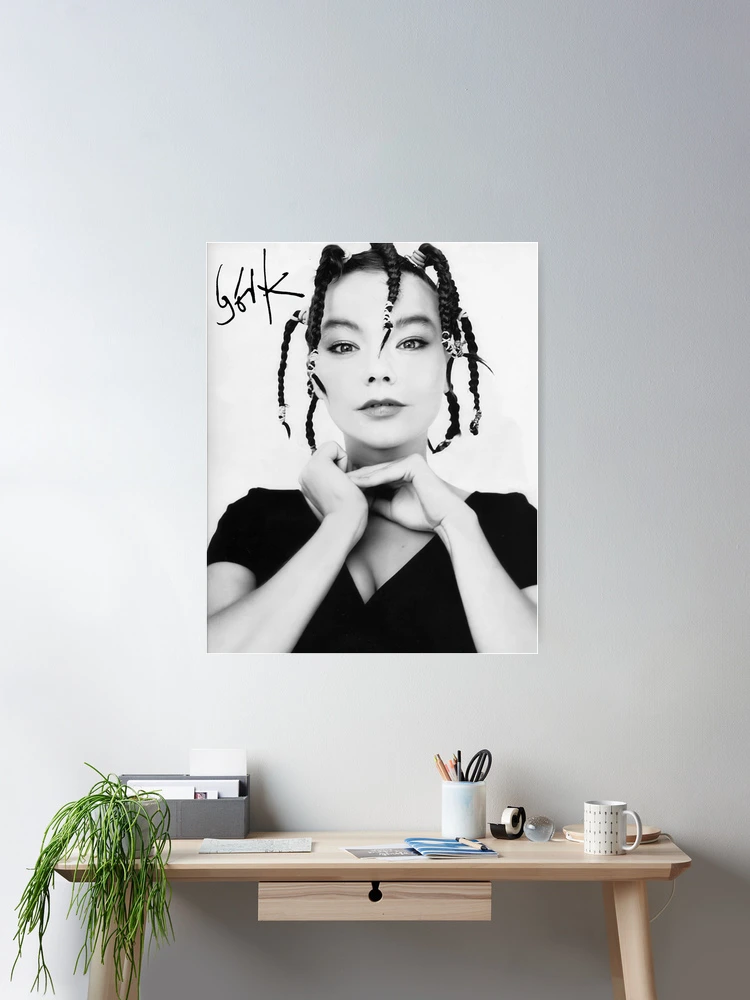 Bjork Poster Black and White Poster 27inx40in — The Poster Depot