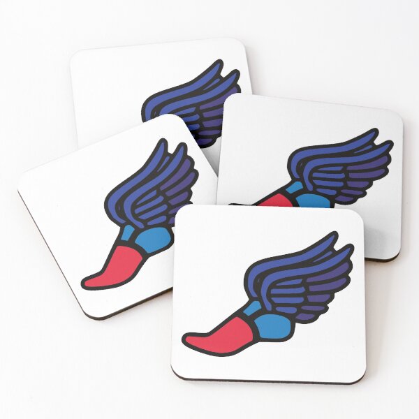 Item preview, Red Blue and Purple Winged Foot designed and sold by MackAndCo.