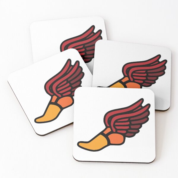 Item preview, Orange Yellow and Red Winged Foot designed and sold by MackAndCo.