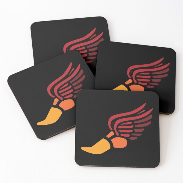 Item preview, Yellow Orange and Red Winged Foot designed and sold by MackAndCo.