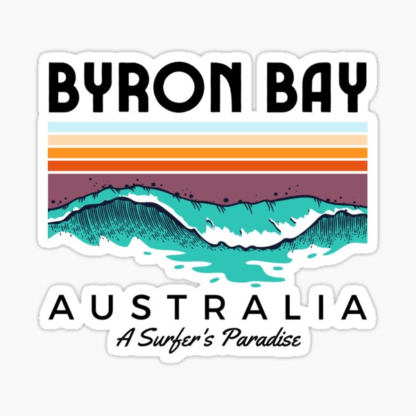 Item preview, Byron Bay Australia A Surfer's Paradise designed and sold by cafeteeria.