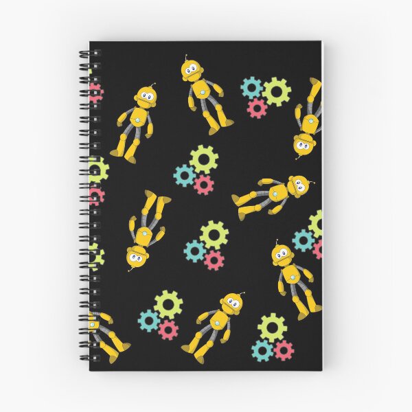Item preview, Robots and Gears Pattern designed and sold by Taleahsdesigns.