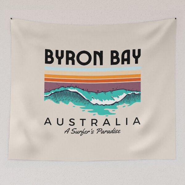 Item preview, Byron Bay Australia A Surfer's Paradise designed and sold by cafeteeria.