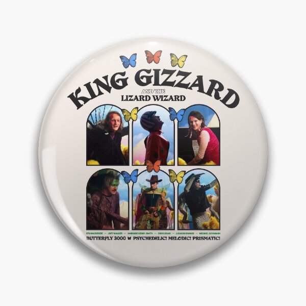 Item preview, King Gizzard and the Lizard Wizard - Butterfly 3000 designed and sold by g-l-o-w-e.