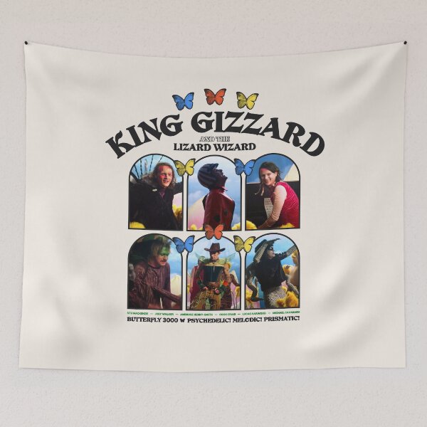 Item preview, King Gizzard and the Lizard Wizard - Butterfly 3000 designed and sold by g-l-o-w-e.