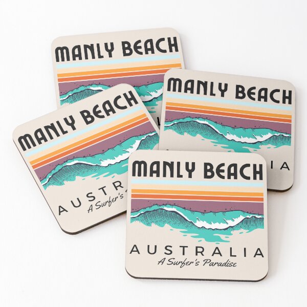 Item preview, Manly Beach Australia A Surfer's Paradise designed and sold by cafeteeria.