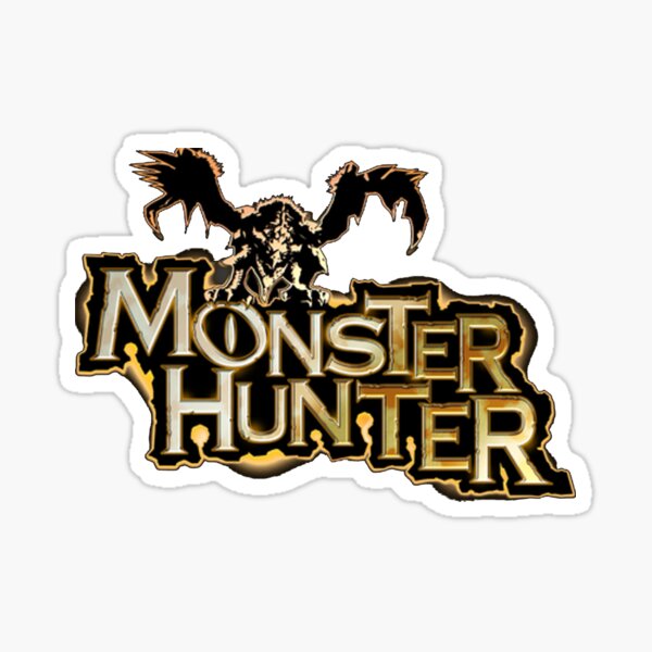 Vista previa del artículo con la obra «Título de Monster Hunter», diseñado y vendido por Groove4.