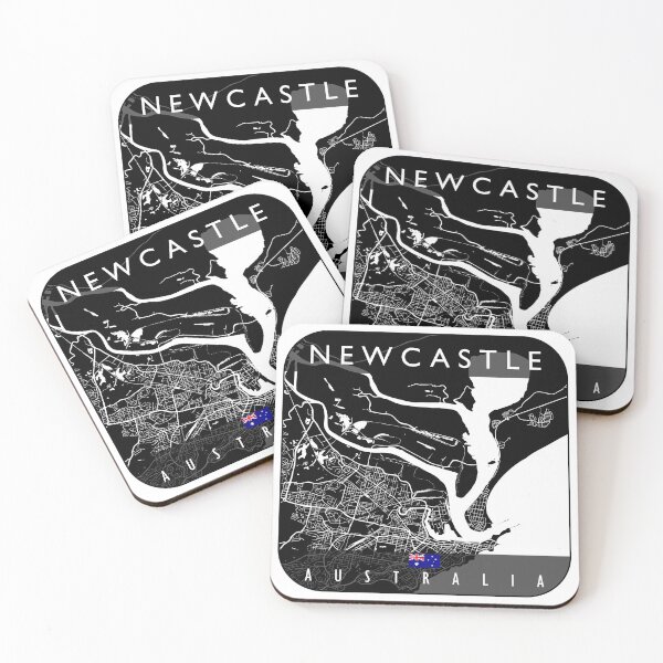 Item preview, NEWCASTLE MAP AUSTRALIA designed and sold by hatimelhag.