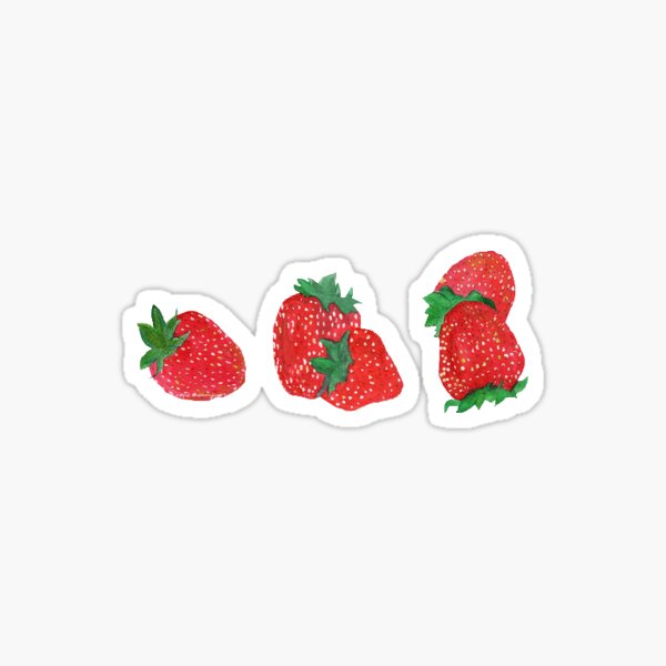 Strawberry Stickers for Sale