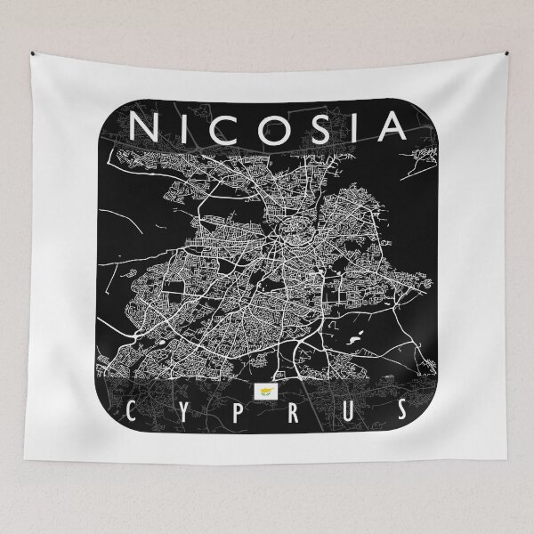 Item preview, NICOSIA MAP CYPRUS designed and sold by hatimelhag.