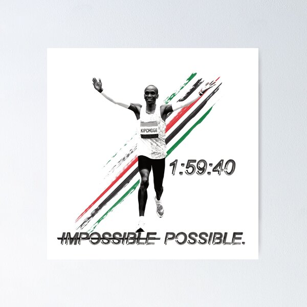Item preview, Eliud Kipchoge Sub 2 Marathon designed and sold by MackAndCo.