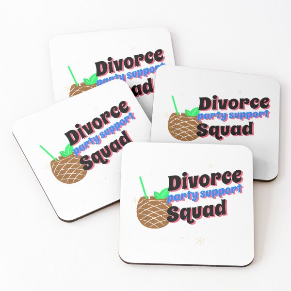 Item preview, Divorce party support squad designed and sold by Socool101.