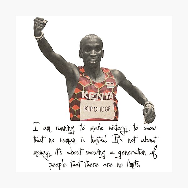 Item preview, Eliud Kipchoge No Limits designed and sold by MackAndCo.