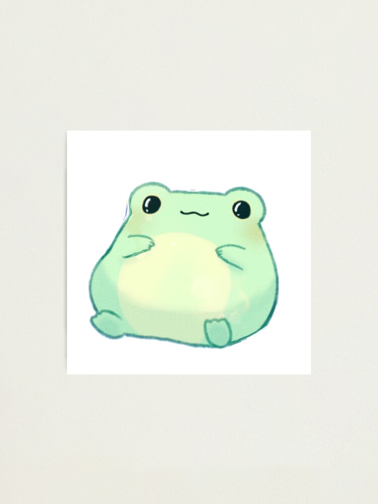 Cute Kawaii Frog Poster for Sale by kevsdesigns