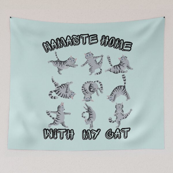 Item preview, Namaste At Home With My Cat designed and sold by Perceptible.