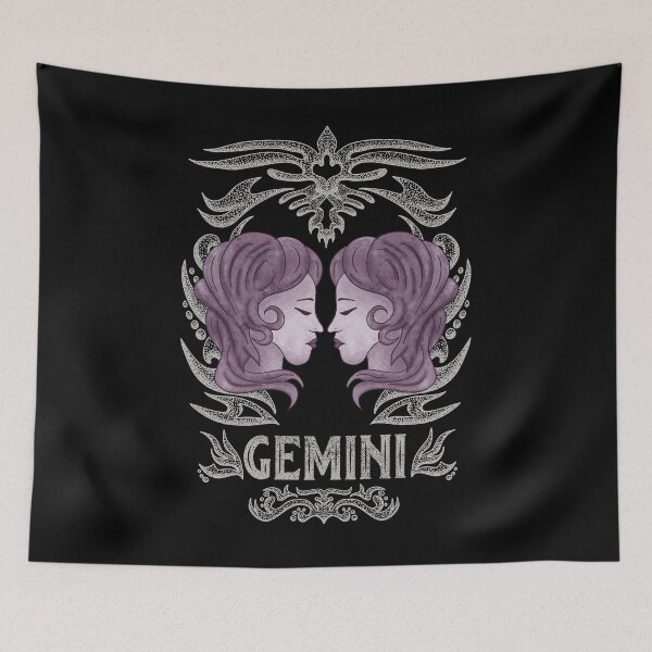 Item preview, Gemini Zodiac Horoscope Birthday designed and sold by Uppercase Tees.