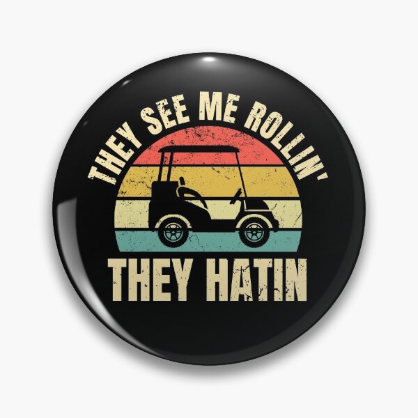 Item preview, They See Me Rollin They Hatin Funny Golfers Golfing Lovers Essential T-Shirt designed and sold by biwdrawing.