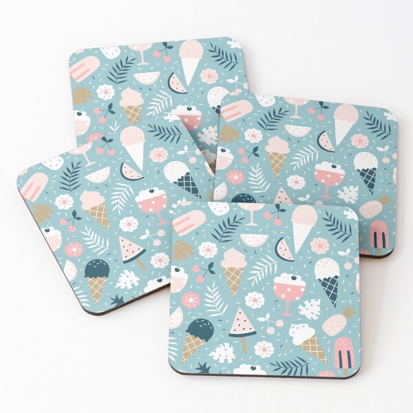 Item preview, Ice cream summer seamless pattern, Ice Cream Pattern designed and sold by graphic-genie.