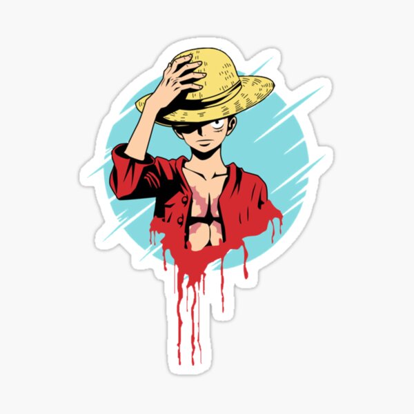 Monkey D. Luffy Sticker by DesignLO2