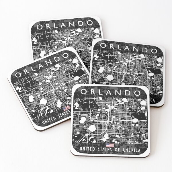 Artikelvorschau, ORLANDO-KARTE USA entworfen und verkauft von hatimelhag.