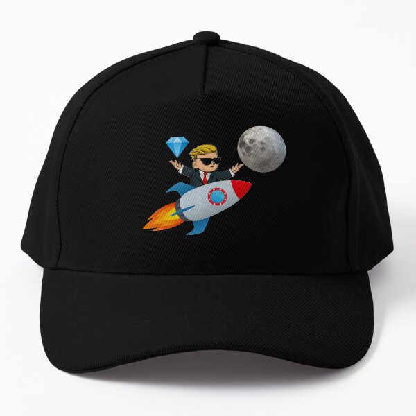 To The Moon Wallstreetbets Baseball Cap