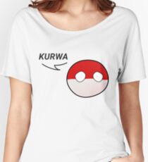 Just say Kurwa Women's Relaxed Fit T-Shirt