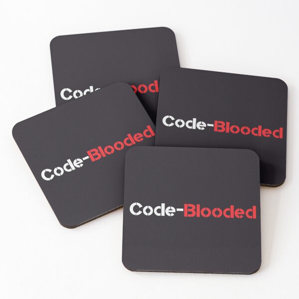 Item preview, Code Blooded - Funny Coder designed and sold by S Cube Design.