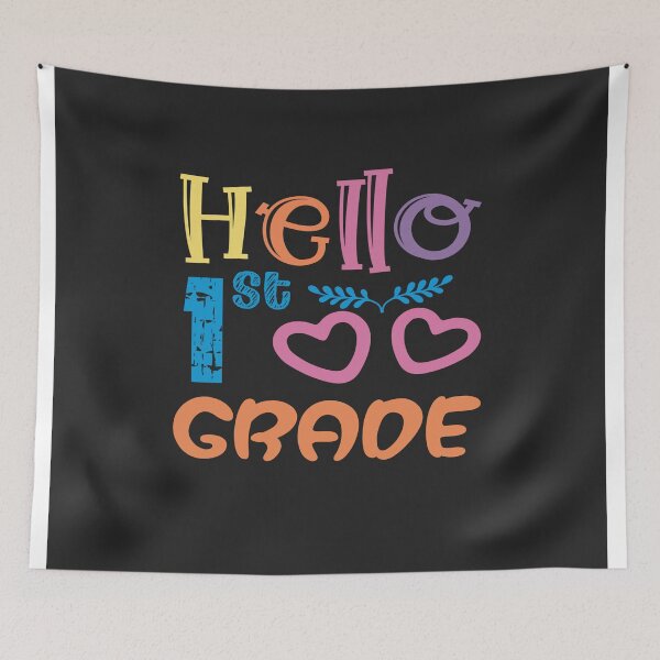 Item preview, HELLO 1st GRADE  designed and sold by RetroPlaceee.