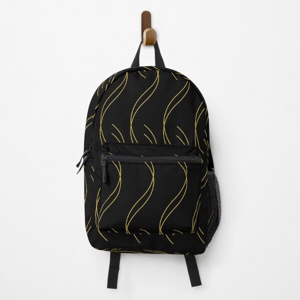 Item preview, Elegant gold lines on a black background designed and sold by TeesMi.