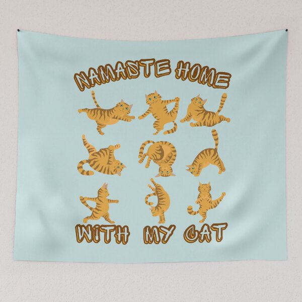 Item preview, Namaste At Home With My Cat designed and sold by Perceptible.