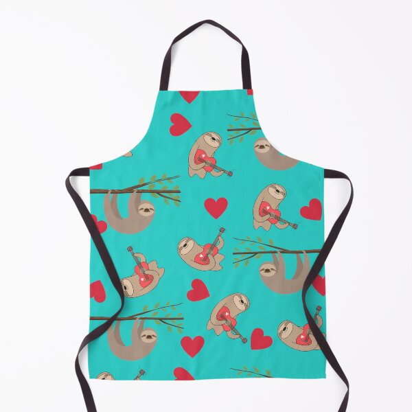 Item preview, Sloths with Ukuleles and Hearts designed and sold by Taleahsdesigns.