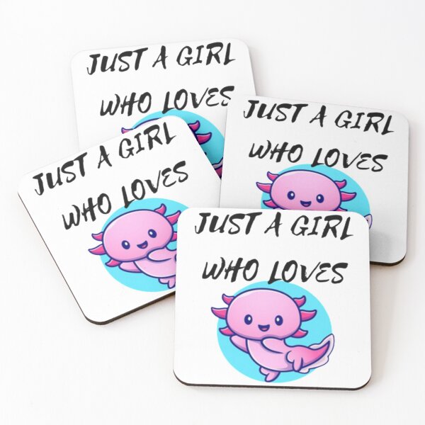 Item preview, Just A Girl Who Loves Axolotl designed and sold by IshitaPoint.