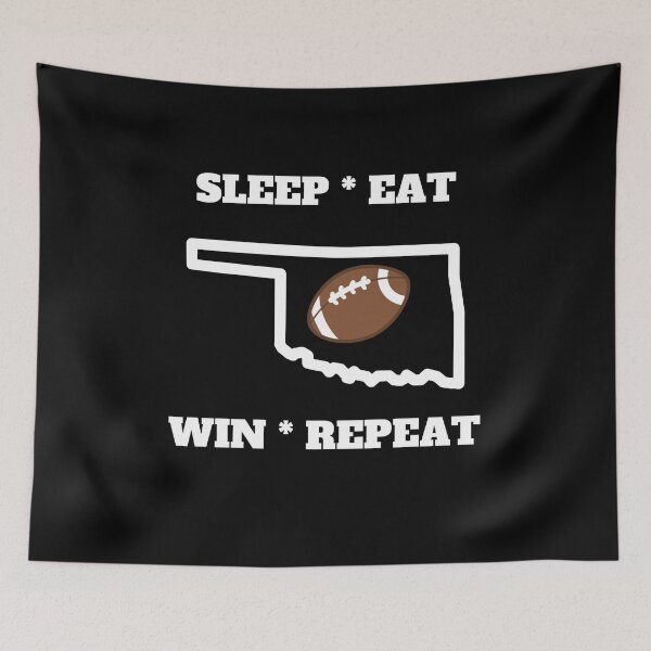Item preview, Sleep Eat Win Repeat Oklahoma designed and sold by Peter Stawicki.