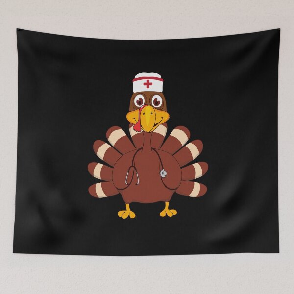Item preview, Nurse Thanksgiving Turkey Nurse Scrubs Costume Funny Nursing Gift  designed and sold by alenaz.