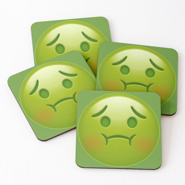 Item preview, Nauseated Face Emoji designed and sold by Popular-Gifts.