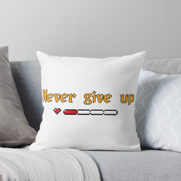 Item preview, Never give up designed and sold by GoodOnDemand.