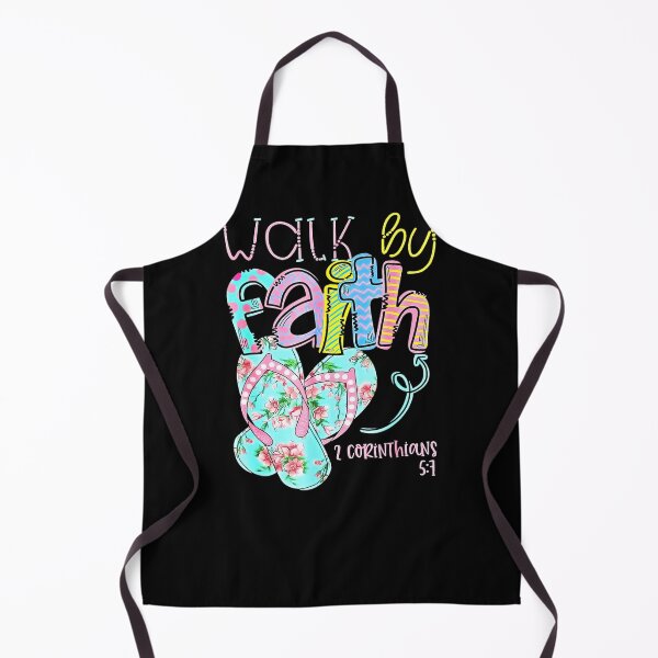 Item preview, Walk by Faith Flip Flops Tshirt 2 Corinthians 57 Christian designed and sold by ARMSTRONGKAY.