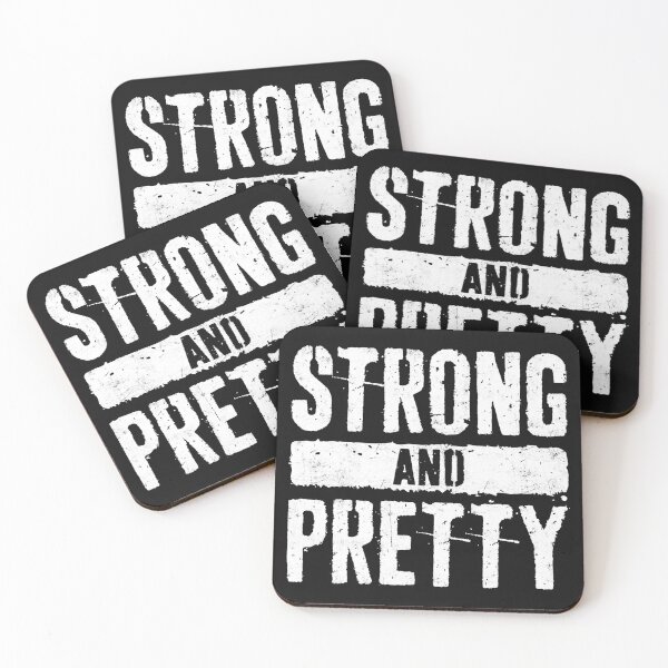 Item preview, Strong And Pretty T-Shirt Strongman Gym Workout Gift designed and sold by ZacharyMarcus.