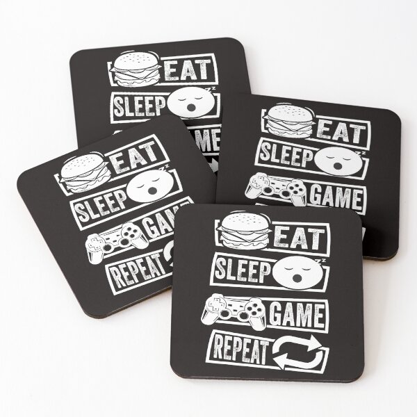 Item preview, Eat Sleep Game Repeat. designed and sold by Majesticoo.